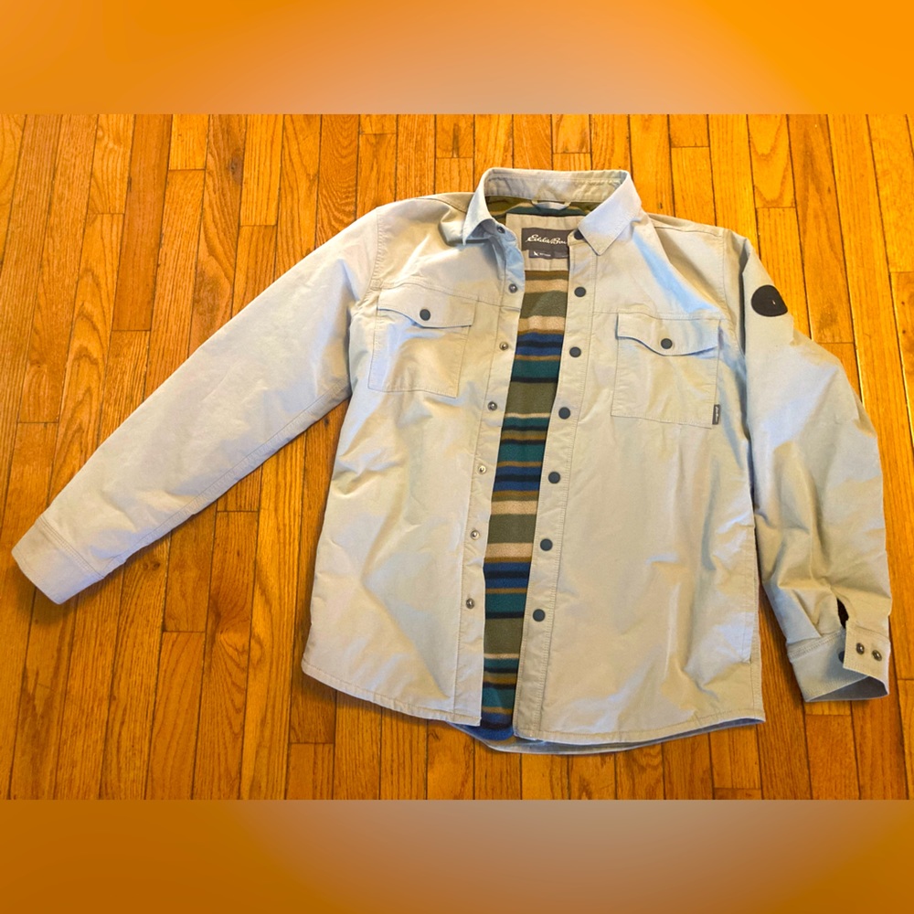 Eddie Bauer Fleece Lined Shell Jacket